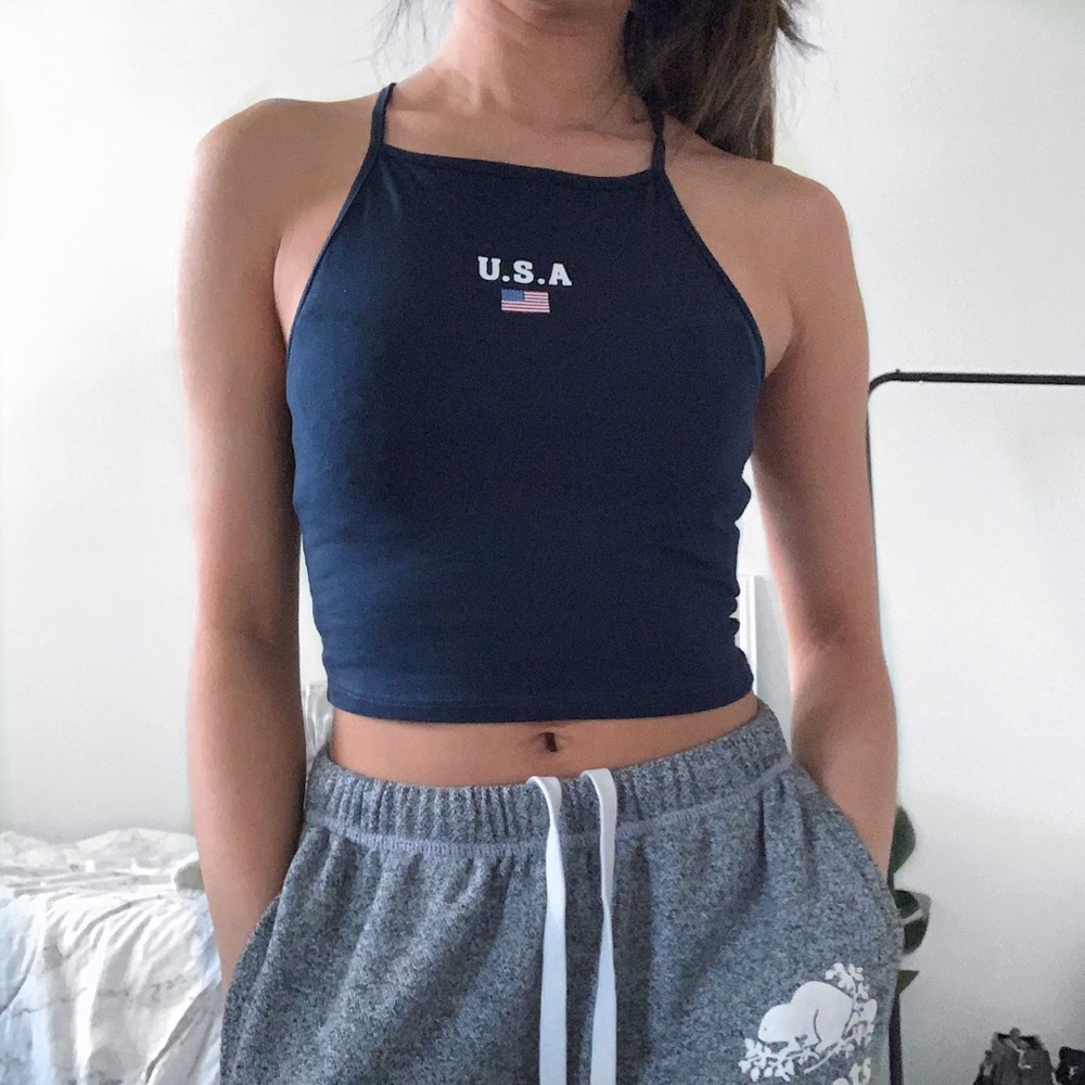 USA CROP TOP